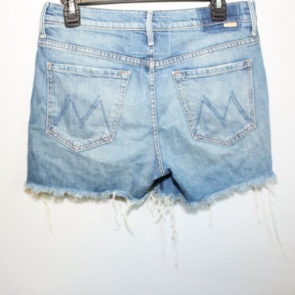 Mother Sinner Fray Play Dirty Jean Shorts H11463 - Picture 12 of 12